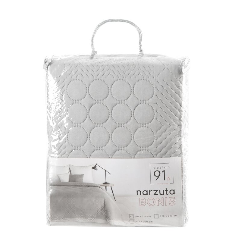 Narzuta D91 BONI 5 biała 170 x 210 cm – ochrona i styl