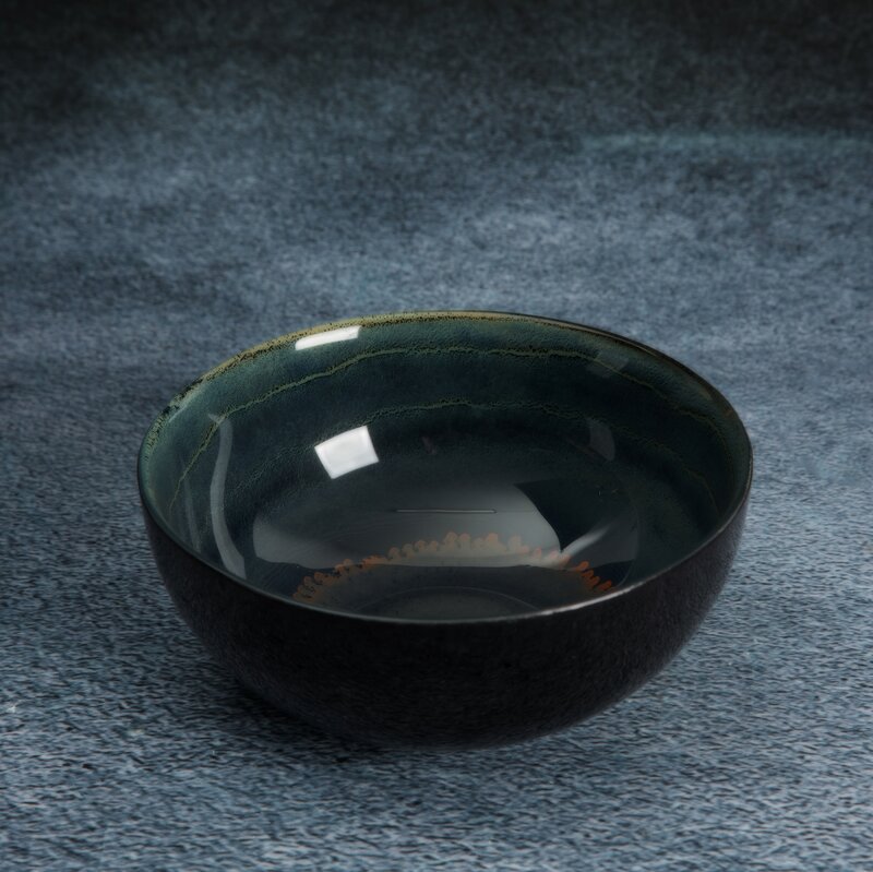 Misa szklana Eva zielona fi 15 x 7 cm – idealna na przekąski