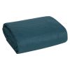 Narzuta microfibra ciemnoturkusowa 170 x 210 cm – doda szyku sypialni