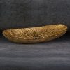 Patera dekoracyjna Kiara złota 38 x 18 x 6 cm – doda blasku wnętrzu