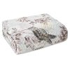 Narzuta welurowa D91 Poly biała 220 x 240 cm – wprowadza spokój