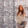 Zasłona gotowa Hana biała 140 X 250 CM – do salonu i sypialni