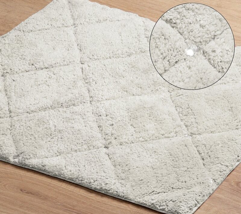 Dywanik łazienkowy Chic kremowy 60 x 90 cm – miękki i komfortowy
