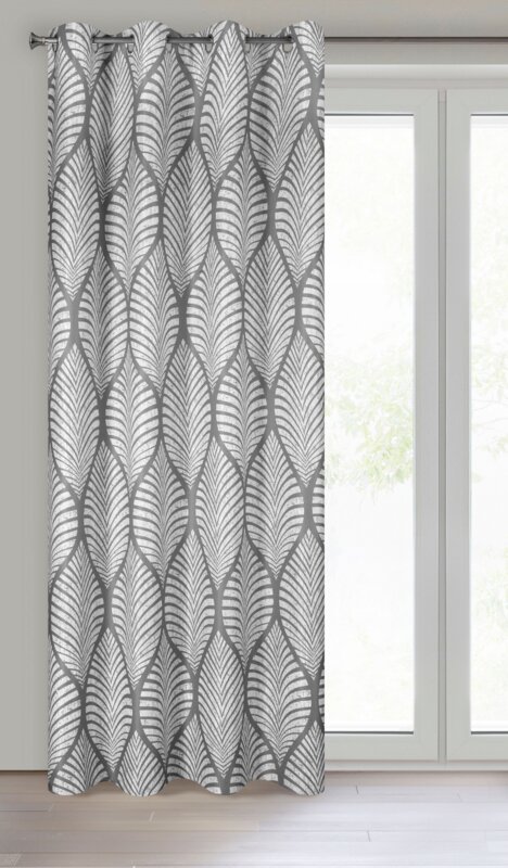 ZASŁONA GOTOWA ELOISA 140 X 250 CM STALOWY