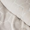 Koc flanelowy Malibu kremowy 150 x 200 cm – miękki i ciepły