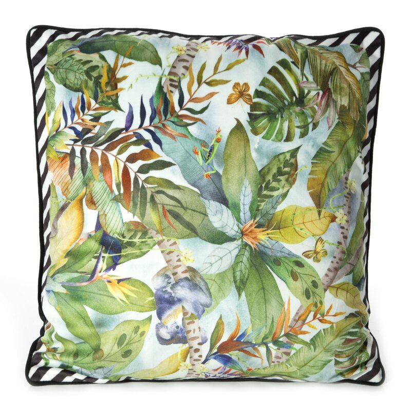 POSZEWKA VELVET 17 45 X 45 CM ZIELONY
