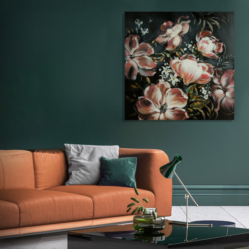 OBRAZ 177 80 X 80 CM CZARNY