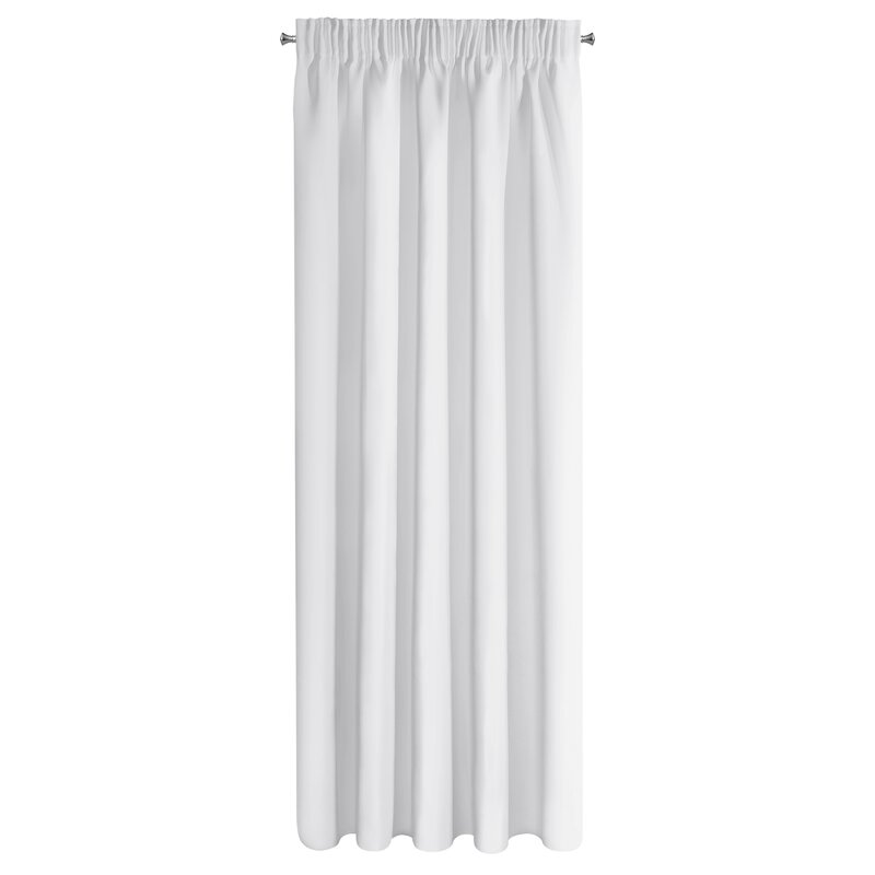 Zasłona gotowa Parisa D91 biała 140 X 270 CM – zaciemniająca