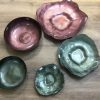 Misa szklana Nikol zielona 30 x 28 x 5 cm – pięknie odbija światło