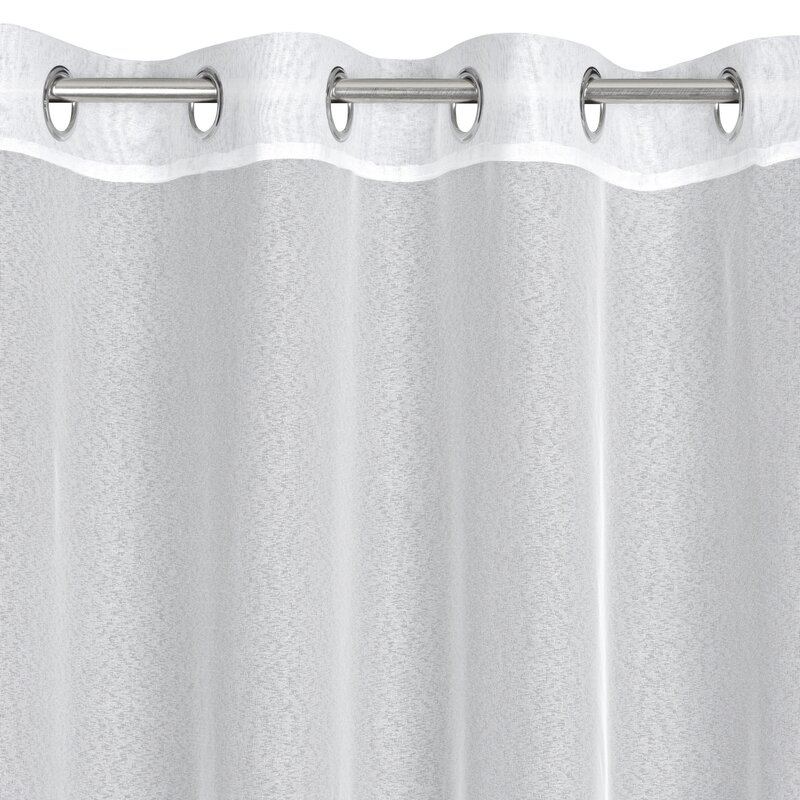 Firana gotowa Tamina biała 140 x 250 cm – rozświetla wnętrze