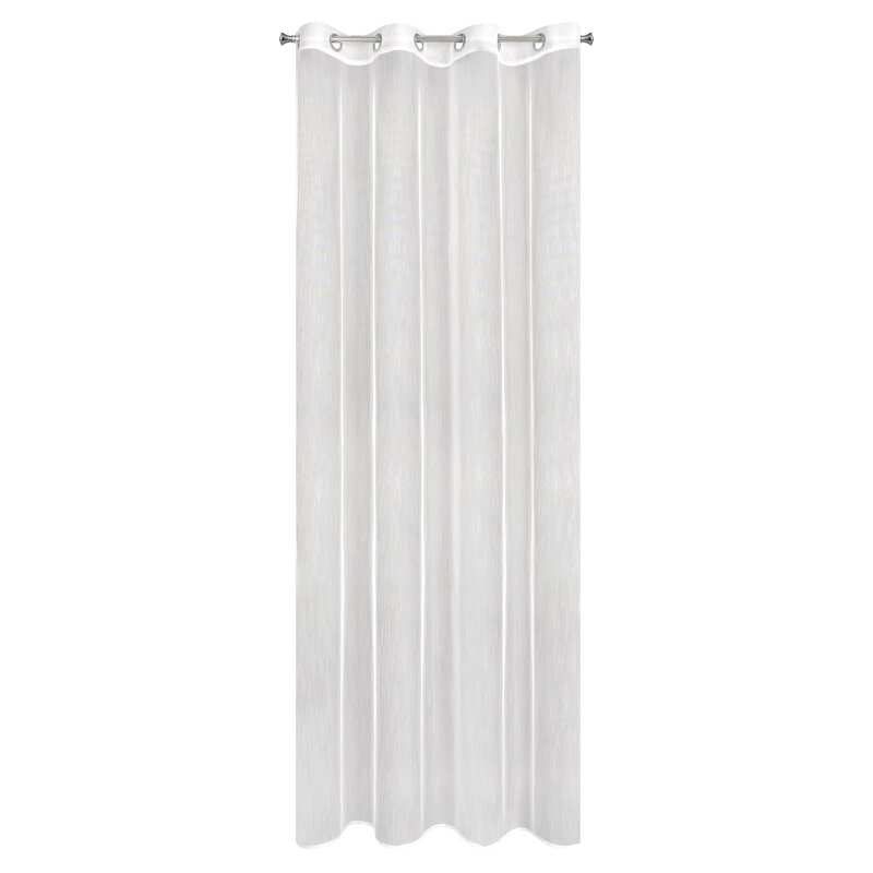 Firana gotowa Nicea biała 140 x 250 cm – rozjaśnia wnętrze