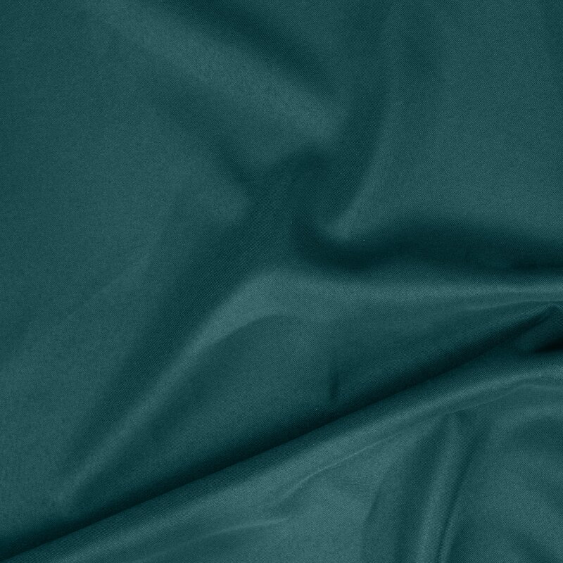 Zasłona gotowa Dafne turkusowa 140 X 250 cm – ze złotym nadrukiem