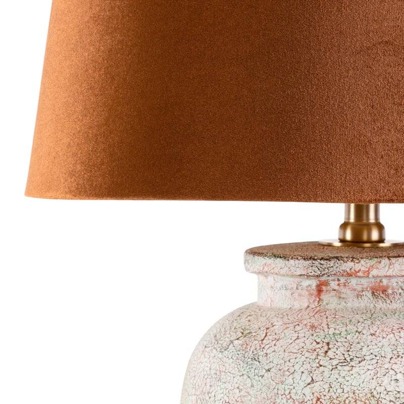 Lampa stojąca Stela 01 rudy O 32 X 66 cm – z betonową podstawą