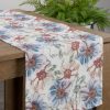Bieżnik Flore 7 biały 40 x 140 cm – doda świeżości