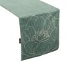 Obrus BLINK 13 ciemnomiętowy 35 X 220 cm – z subtelnym połyskiem