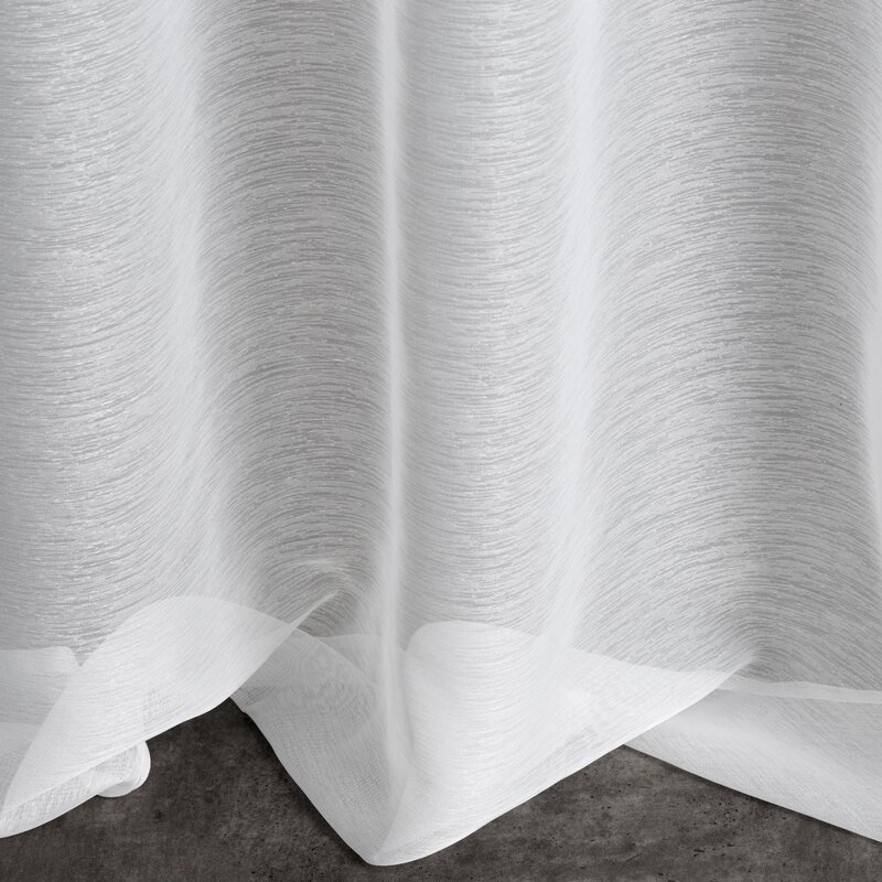 Firana gotowa Belissa biała 140 x 300 cm – subtelnie rozprasza światło