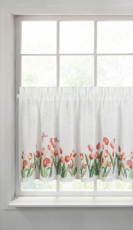 Firana gotowa Stella biała 150 x 60 cm – rozprasza światło