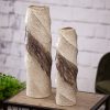 WAZON DEKORACYJNY ROSINA (04) FI 15 X 49 CM KREMOWY