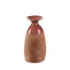 Wazon ceramiczny Elda czerwony O 17 x 31 cm – na susze i kwiaty