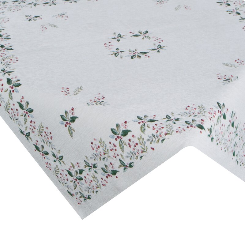 Obrus bożonarodzeniowy naturalny 100X100 – delikatna tkanina
