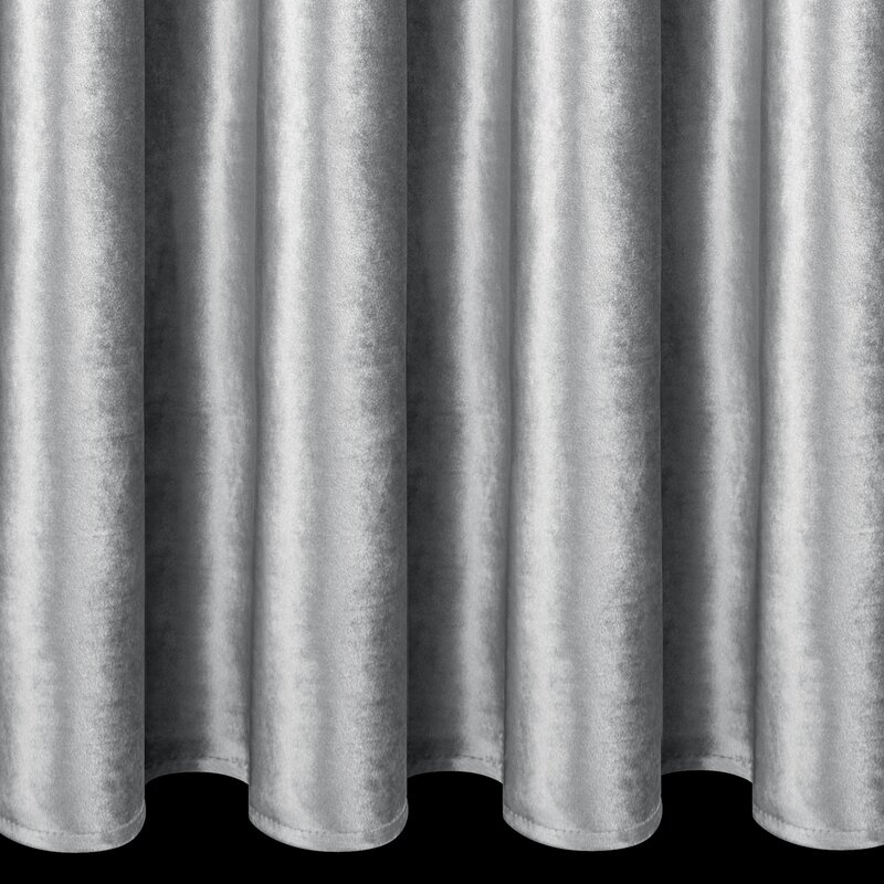 Zasłona gotowa Cameron srebrna 140 x 270 cm – doda blasku wnętrzu