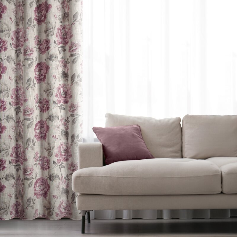 Zasłona gotowa Davena naturalna 140 x 250 cm – zaciemniająca i stylowa
