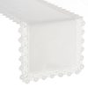 OBRUS CINDY 40 X 140 CM BIAŁY