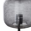 Lampa stołowa Aron 02 grafitowa O 24 X 55 CM – do salonu i sypialni
