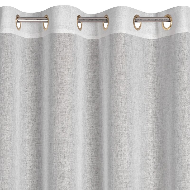 Firana gotowa Lena biała 140 X 250 CM – rozjaśnia wnętrze