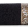Ręcznik Eva Minge czarny 70 x 140 cm – miękka bawełna 500 GSM
