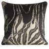 Poszewka dekoracyjna MING14A czarna 60 x 60 cm – welwetowa i stylowa