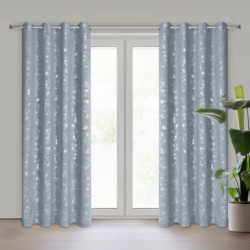 Zasłona gotowa Solana jasnoniebieska 140 x 250 cm – stworzy przytulny nastrój