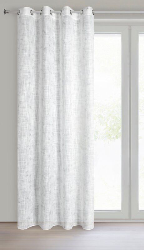 Zasłona gotowa Solana kremowa 140 x 250 cm – rozjaśnia wnętrze