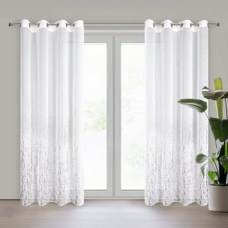 Firana gotowa Olivia biała 140 x 250 cm – rozjaśnia wnętrze