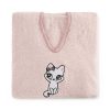 Ręcznik dziecięcy Baby72 pudrowy róż 60 x 120 cm – miękki i chłonny
