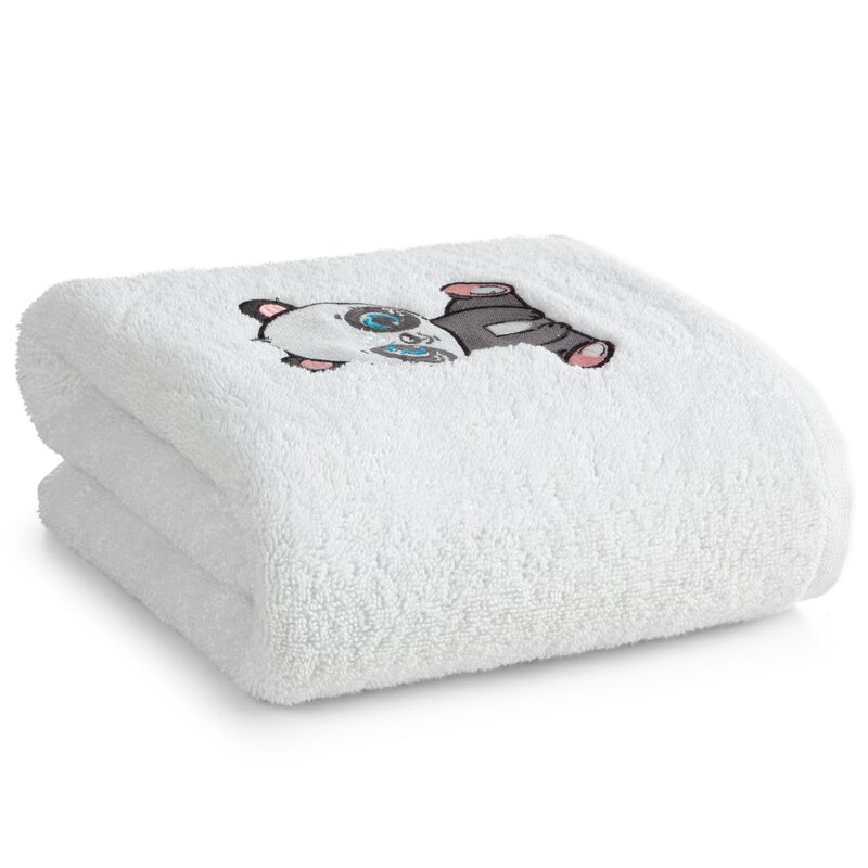Ręcznik dla dziecka Baby73 biały 70 x 140 cm – miękkie otulenie