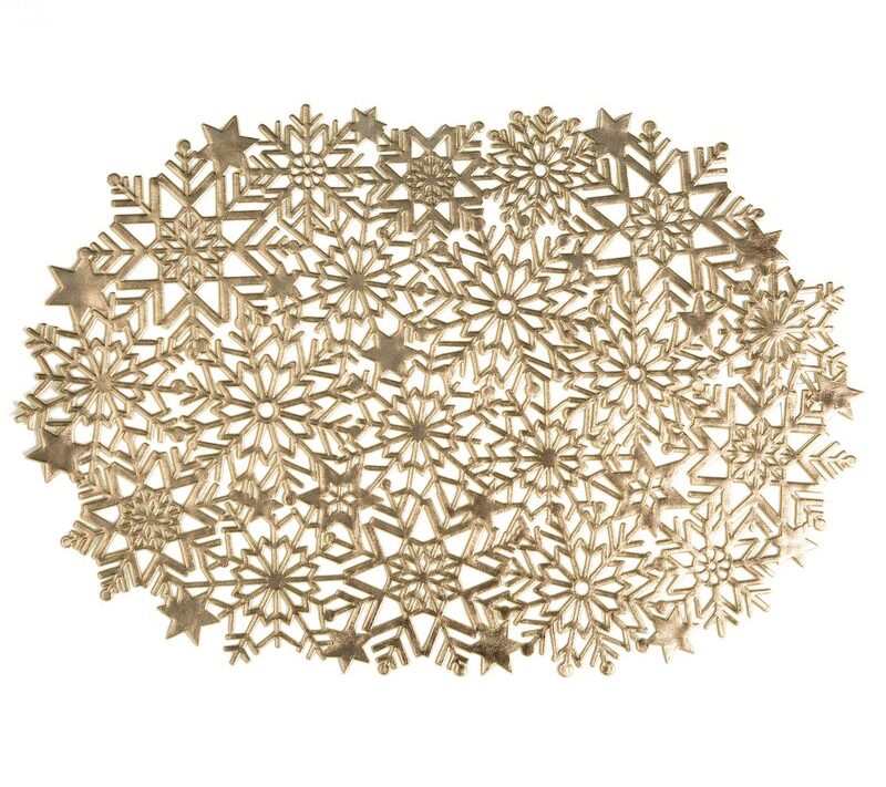 Podkładka ażurowa złota 45 x 30 cm – łatwa w czyszczeniu