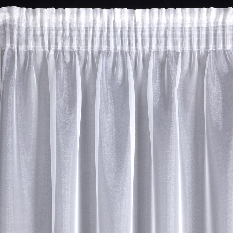Firana gotowa Alia biała 140 x 270 cm – rozświetla wnętrze