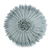 Poszewka welwetowa Flores miętowa Ø 40 cm – miękka w dotyku