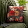 Poszewka velvet ciemnopomarańczowa 45 x 45 cm – doda głębi koloru