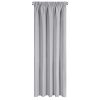 Zasłona gotowa Suzan stalowa 135 x 270 cm – blokuje światło