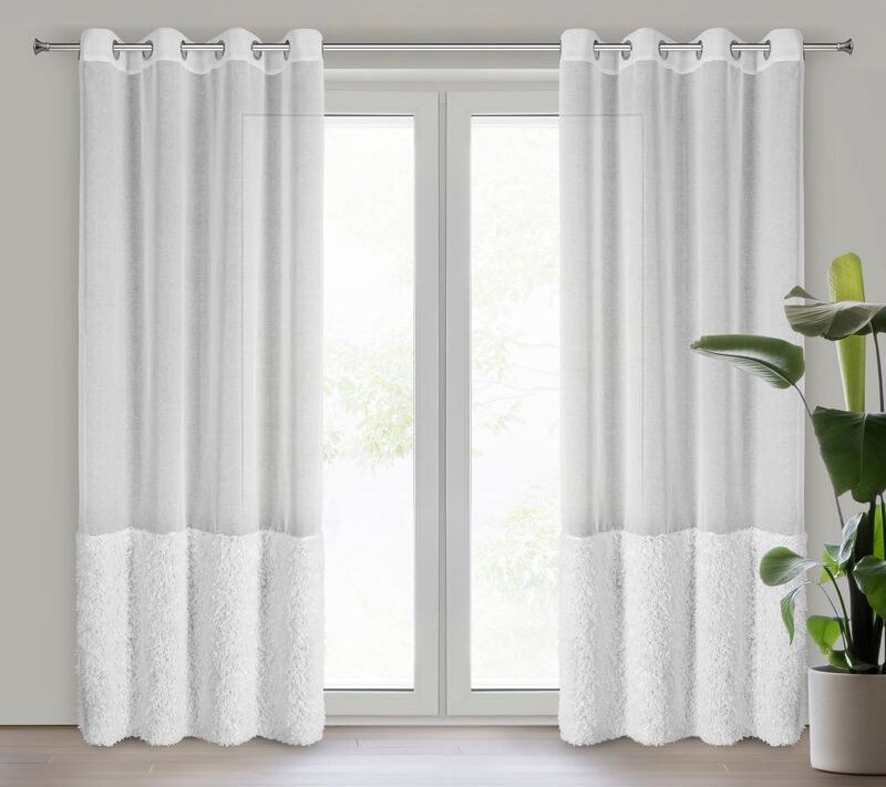 Firana gotowa Marion biała 140 x 250 cm – rozświetla wnętrze