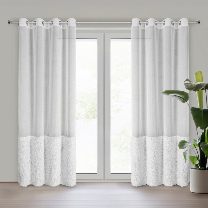Firana gotowa Marion biała 140 x 250 cm – rozświetla wnętrze