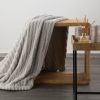 Koc flanelowy Lisa miętowy 130 x 170 cm – miękki i ciepły