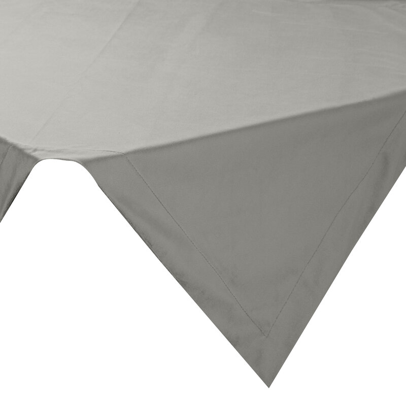 Obrus gładki Melinda srebrny 85 x 85 cm – elegancki wystrój stołu