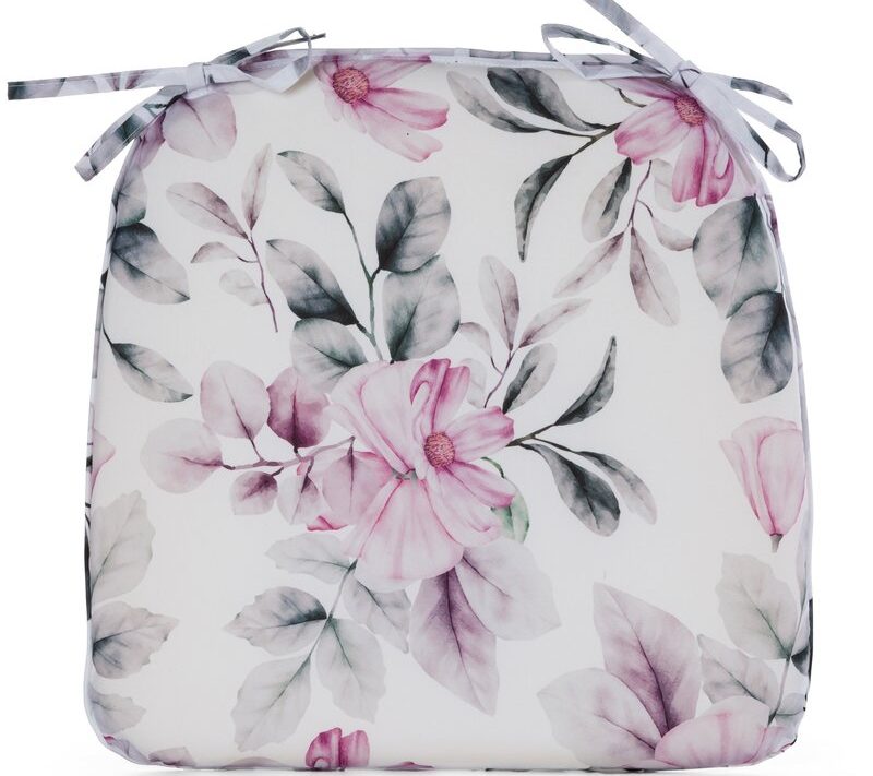 Siedzisko tarasowe białe 40x38x4 cm – idealne na relaks