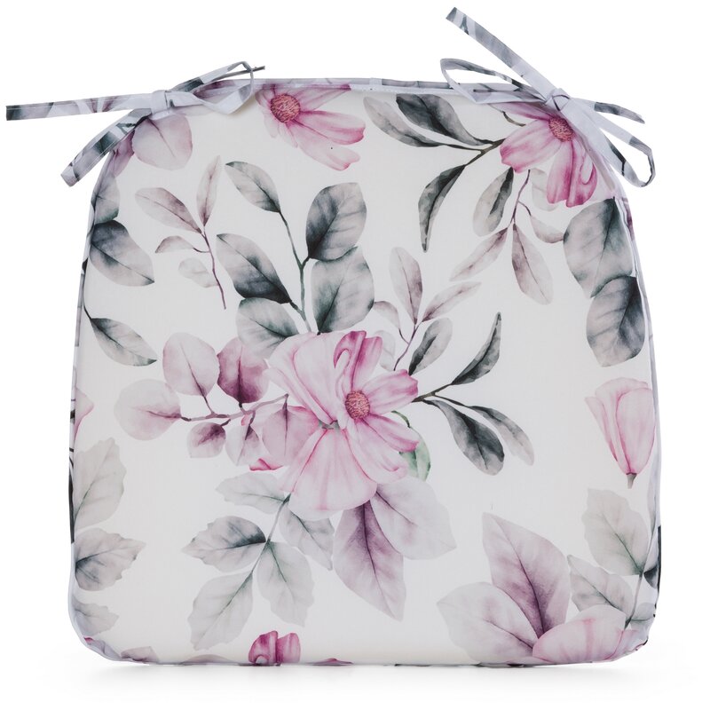 Siedzisko tarasowe białe 40x38x4 cm – idealne na relaks