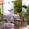Obrus tarasowy Garden pudrowy róż 40 x 140 cm – wodoodporny i praktyczny