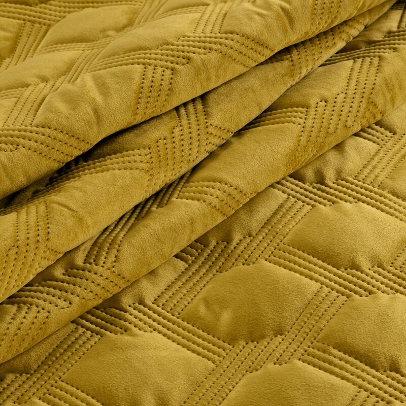 Narzuta Velvet Sofia 5 miodowa 200 x 220 cm – wprowadzi przytulność