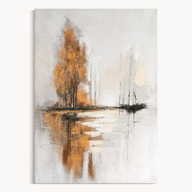 OBRAZ 667 70 X 100 CM POPIELATY